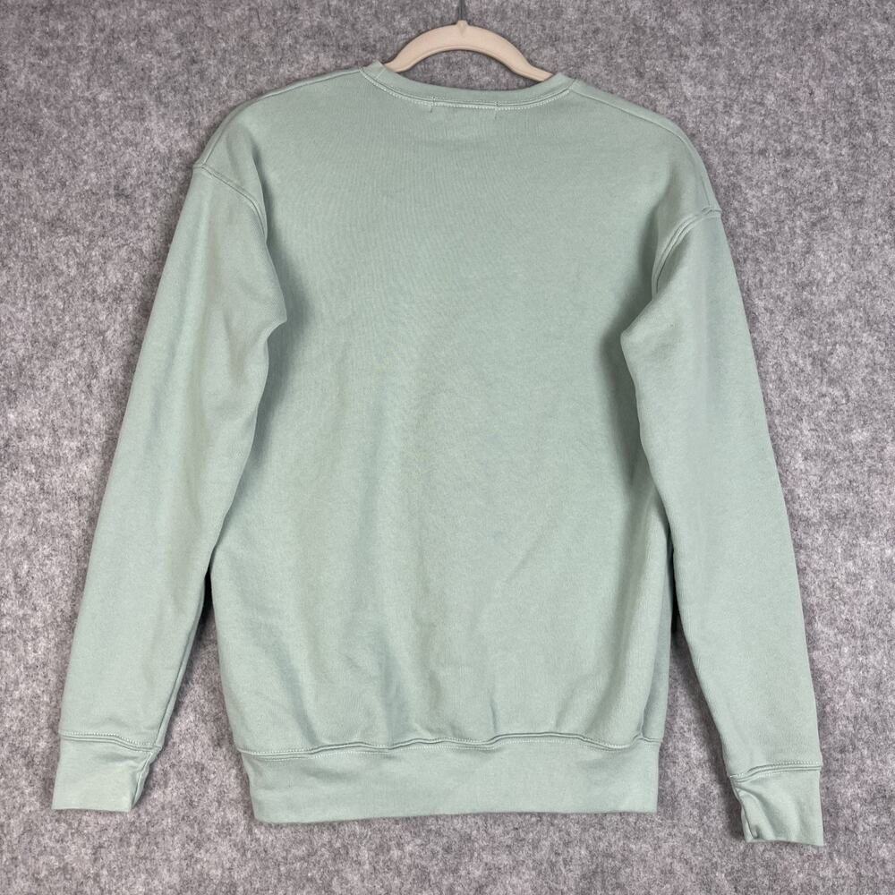 Kiel James Patrick Sweatshirt Womens XS Green Rose All Day Wine Embroidered Soft - Picture 9 of 12